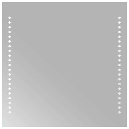 Specchio da Bagno con Luci LED 40x40 cm