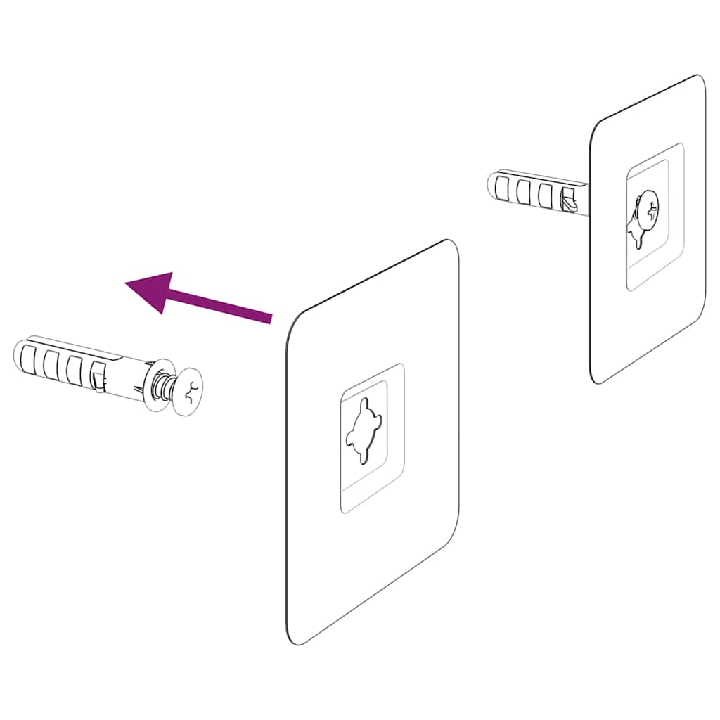 Specchio da Bagno con Luci LED 40x40 cm