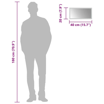 Specchio da Bagno con Luci LED 40x20 cm