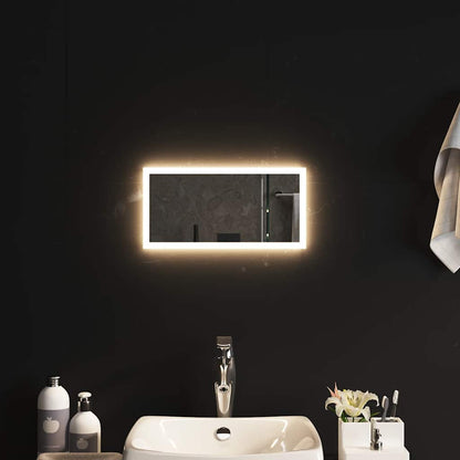 Specchio da Bagno con Luci LED 40x20 cm