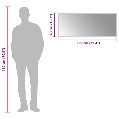 Specchio da Bagno con Luci LED 100x40 cm