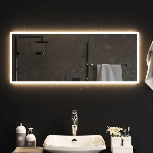 Specchio da Bagno con Luci LED 100x40 cm