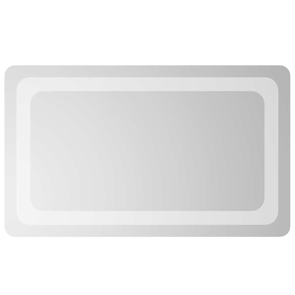 Specchio da Bagno con Luci LED 50x30 cm