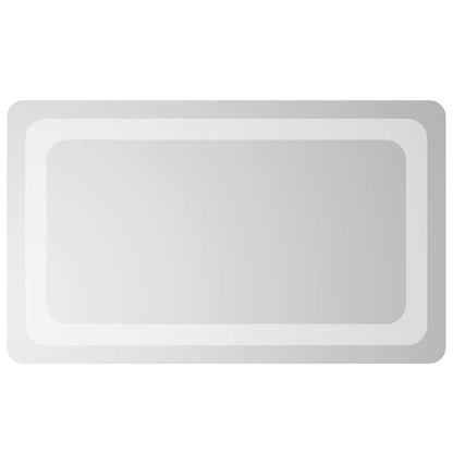 Specchio da Bagno con Luci LED 50x30 cm