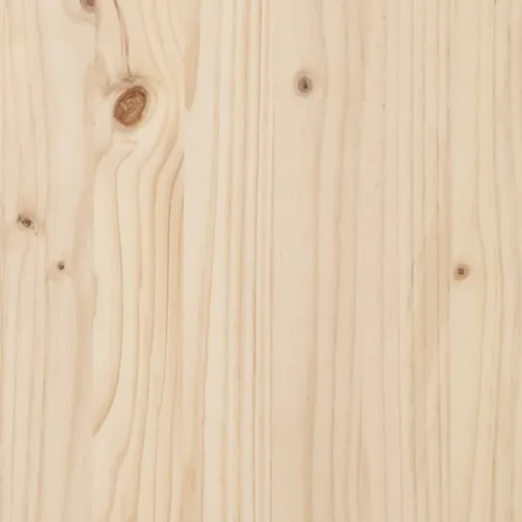 Letto per Anziani 140x190 cm in Legno Massello di Pino