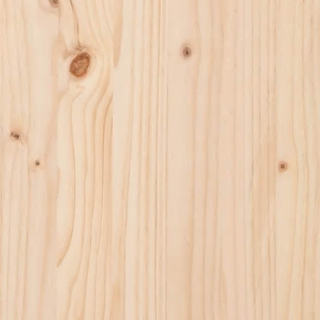 Letto per Anziani 90x200 cm in Legno Massello di Pino