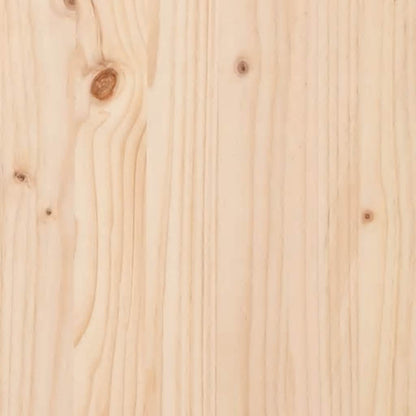 Letto per Anziani 90x200 cm in Legno Massello di Pino