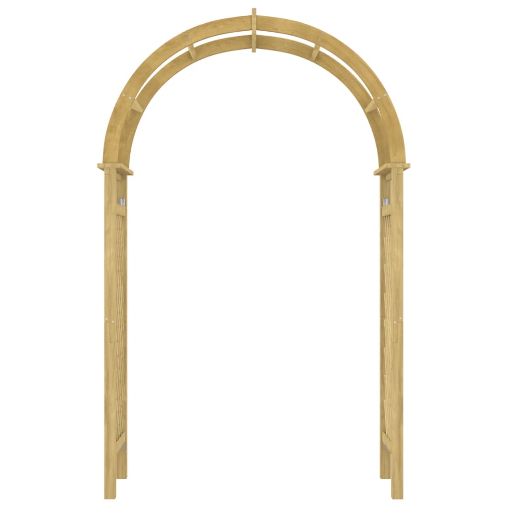Arco con Traliccio 141x97x243 cm in Legno di Pino Impregnato | homemem39