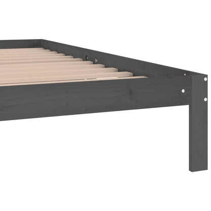 Giroletto Grigio in Legno Massello di Pino 200x200 cm | homemem39