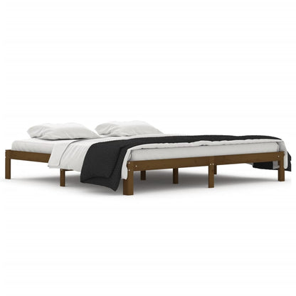 Giroletto senza Materasso Ambra in Legno di Pino 200x200 cm | homemem39