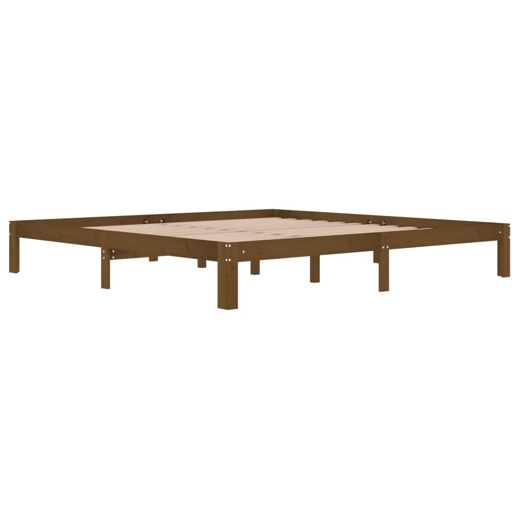 Giroletto senza Materasso Ambra in Legno di Pino 200x200 cm | homemem39