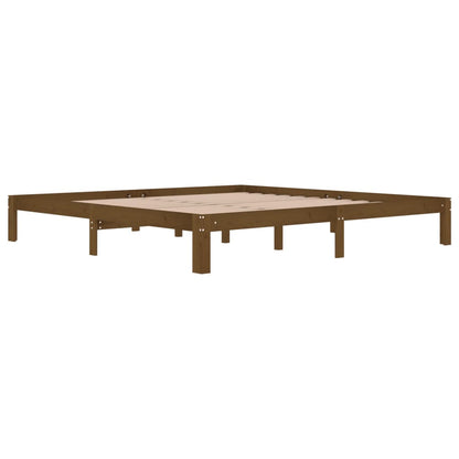 Giroletto senza Materasso Ambra in Legno di Pino 200x200 cm | homemem39