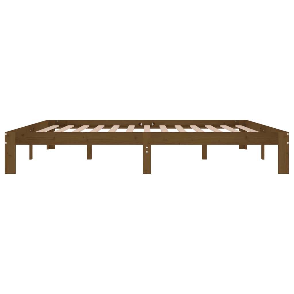 Giroletto senza Materasso Ambra in Legno di Pino 200x200 cm | homemem39