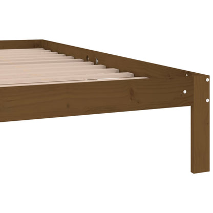 Giroletto senza Materasso Ambra in Legno di Pino 200x200 cm | homemem39