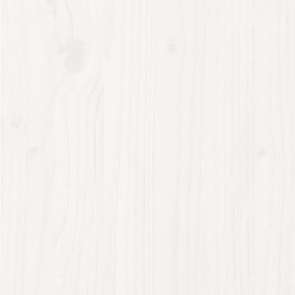 Giroletto Bianco in Legno Massello 135x190 cm Double - homemem39