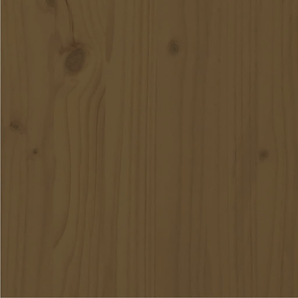 Giroletto Marrone Ambra in Legno Massello di Pino 90x200 cm | homemem39