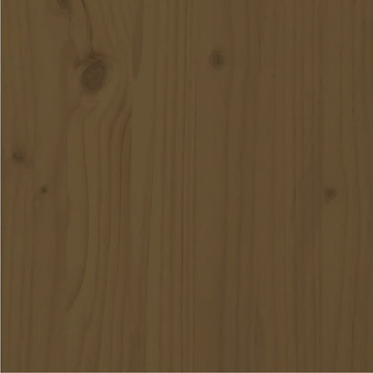 Giroletto Marrone Ambra in Legno Massello di Pino 90x200 cm | homemem39