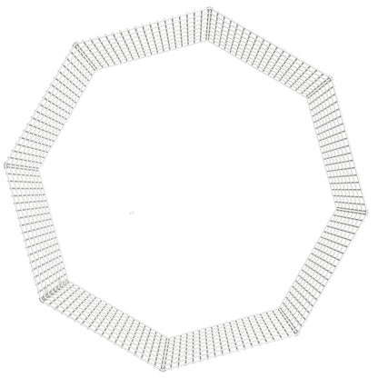 Recinto per Animali Ruspante 8 Pannelli 54x80 cm Ferro Zincato | homemem39