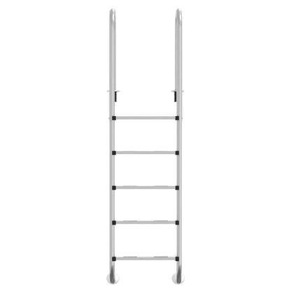 Scala per Piscina 54x38x211 cm Acciaio Inox 304