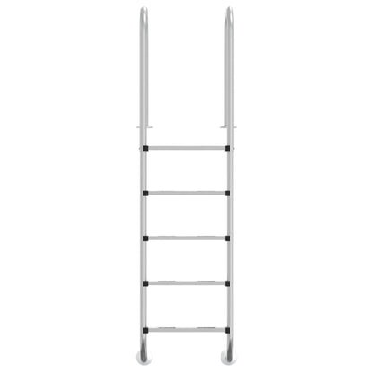 Scala per Piscina 54x38x211 cm Acciaio Inox 304