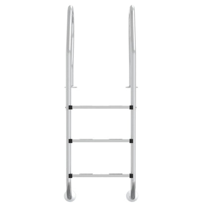 Scala per Piscina 54x38x158 cm Acciaio Inox 304