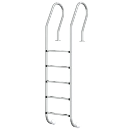 Scala per Piscina 54x38x211 cm Acciaio Inox 304