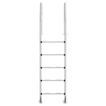 Scala per Piscina 54x38x211 cm Acciaio Inox 304