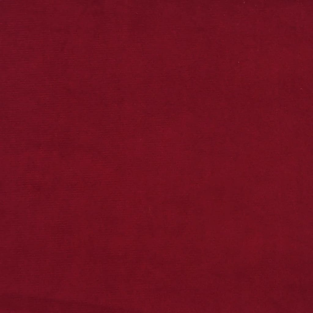 Poltrona Relax con Poggiapiedi Rosso Vino in Velluto | homemem39