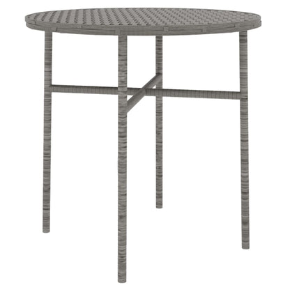 Set Mobili da Pranzo per Giardino 3 pz in Polyrattan Grigio | homemem39