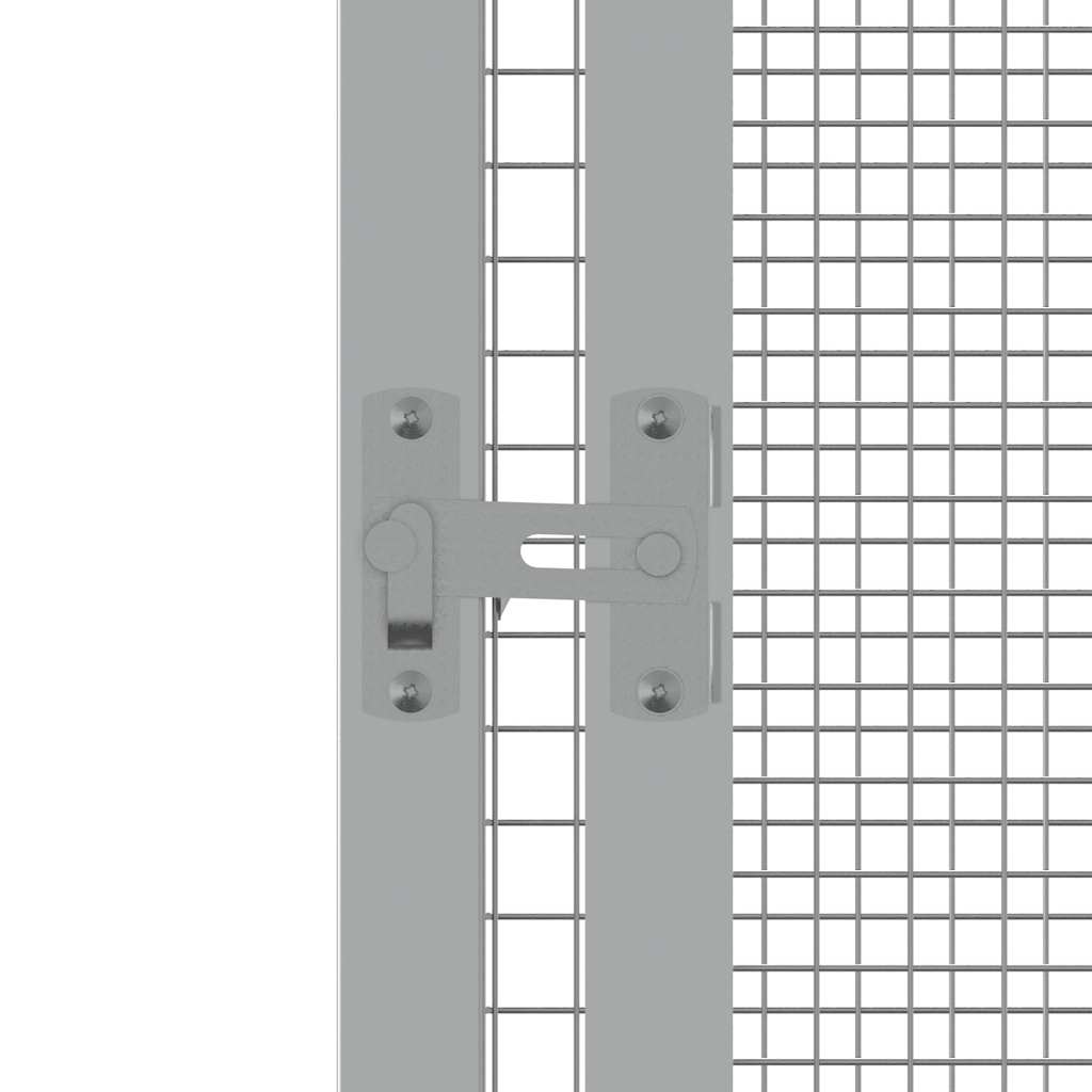 Gabbia per Uccelli Antracite 111x107x211,5 cm Acciaio Zincato | homemem39