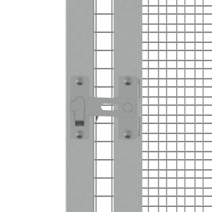 Gabbia Uccelli Antracite 213,5x217,5x211,5 cm Acciaio Zincato | homemem39