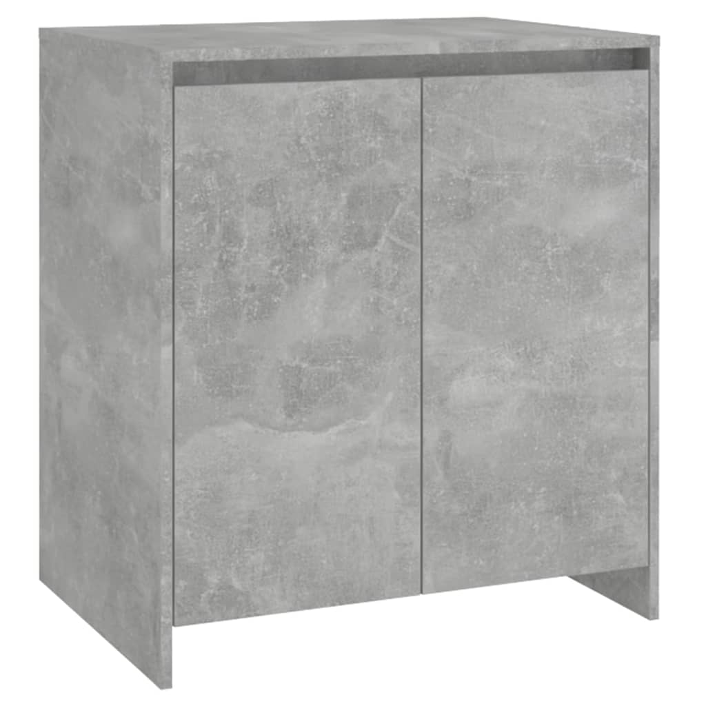 Credenze 3 pz Grigio Cemento in Legno Multistrato