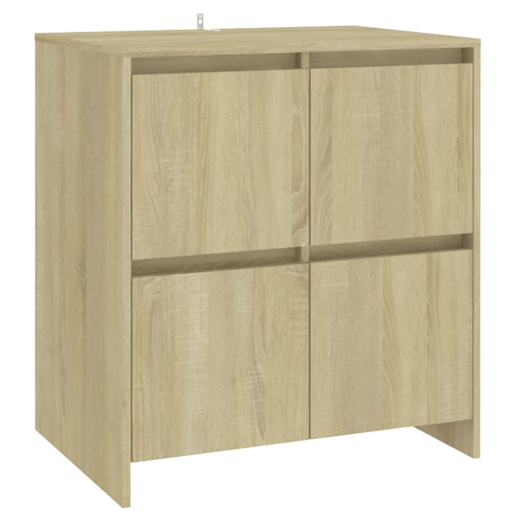 Credenze 2 pz Rovere Sonoma in Legno Multistrato - homemem39