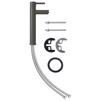 Lavandino con Rubinetto e Piletta Vetro Temperato Trasparente