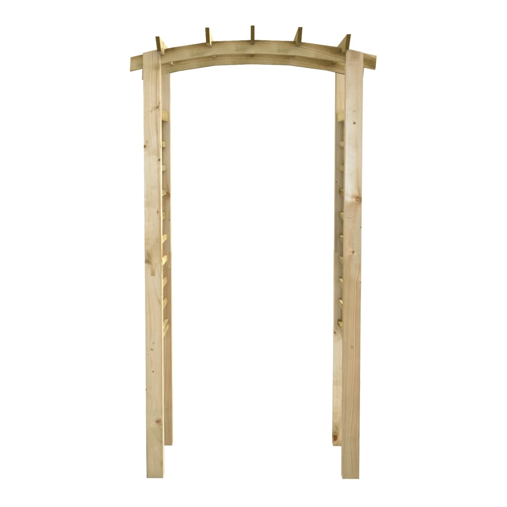 Arco a Traliccio 110x60x210 cm in Pino Massello Impregnato | homemem39