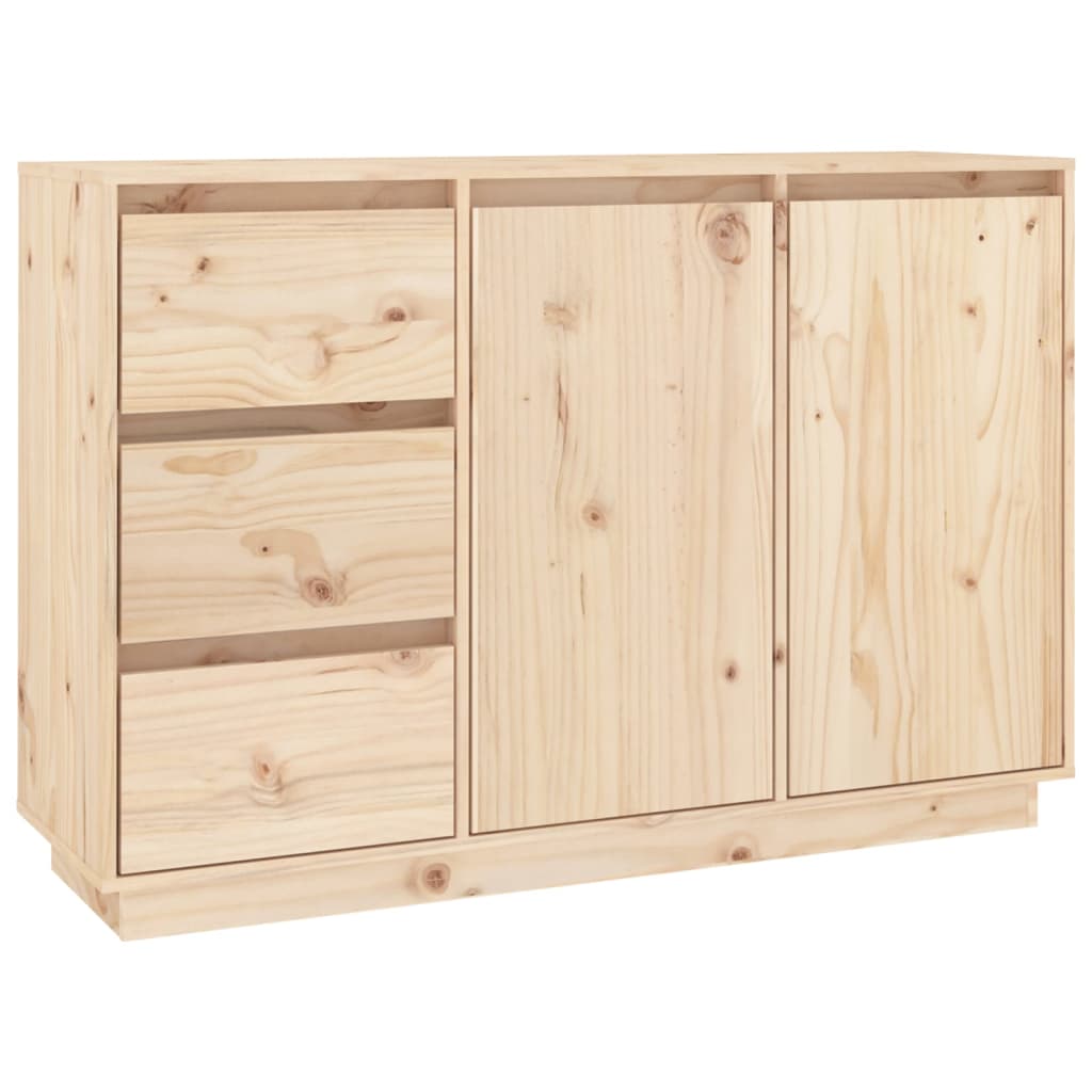 Credenza 111x34x75 cm in Legno Massello di Pino - homemem39