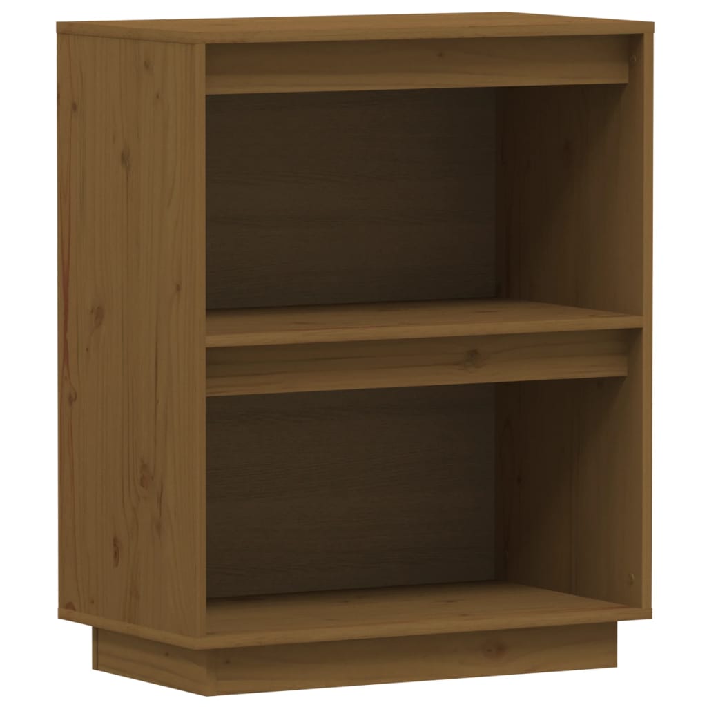 Mobile Consolle Ambrato 60x34x75 cm in Legno Massello di Pino - homemem39