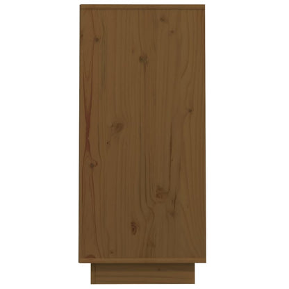 Mobile Consolle Ambrato 60x34x75 cm in Legno Massello di Pino - homemem39