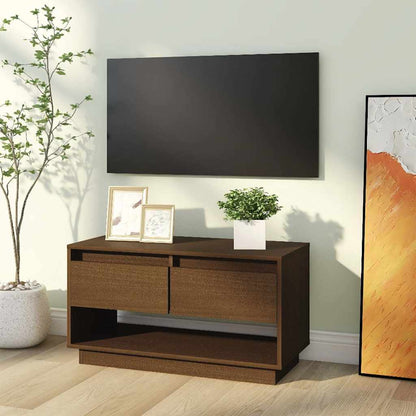 Mobile TV ambra 74x34x40 cm in Legno Massello di Pino