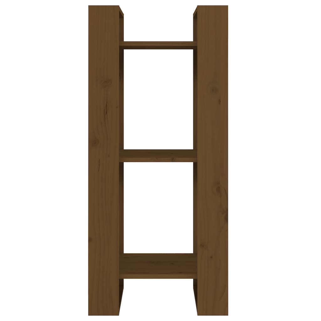 Libreria/Divisorio ambra 41x35x91 cm in Legno Massello