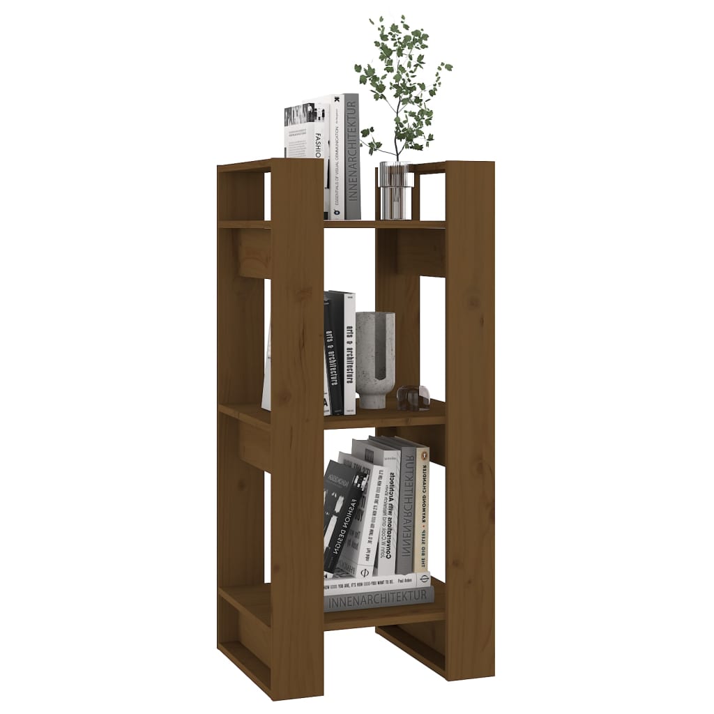 Libreria/Divisorio ambra 41x35x91 cm in Legno Massello