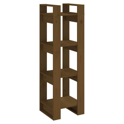 Libreria/Divisorio ambra 41x35x125 cm in Legno Massello