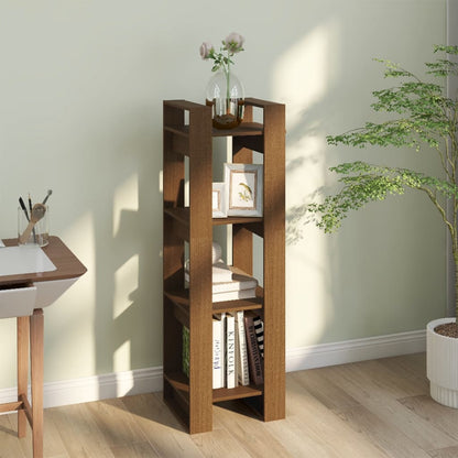 Libreria/Divisorio ambra 41x35x125 cm in Legno Massello | homemem39