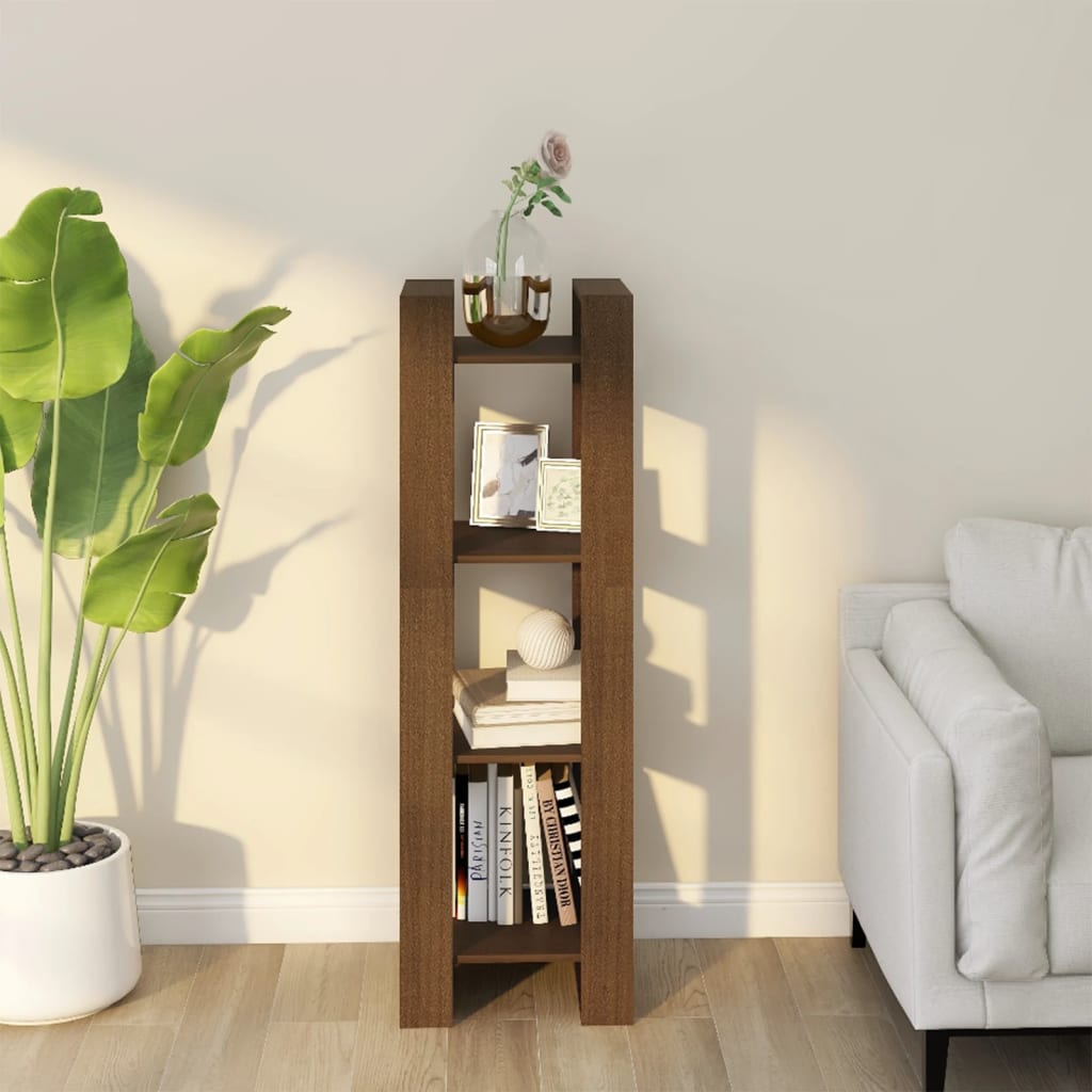 Libreria/Divisorio ambra 41x35x125 cm in Legno Massello | homemem39