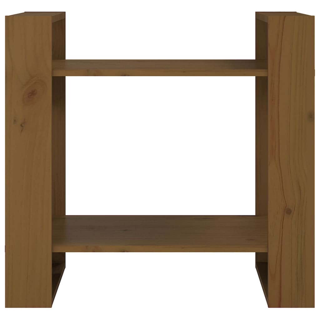 Libreria/Divisorio Ambrato 60x35x57 cm in Legno Massello | homemem39