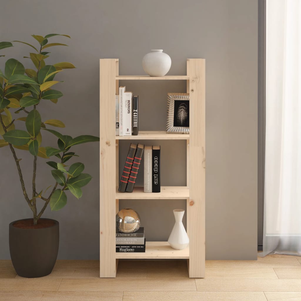 Libreria/Divisorio 60x35x125 cm in Legno Massello di Pino | homemem39