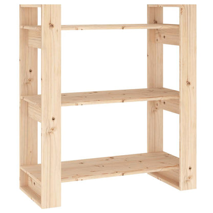 Libreria/Divisorio 80x35x91 cm Legno Massello di Pino | homemem39