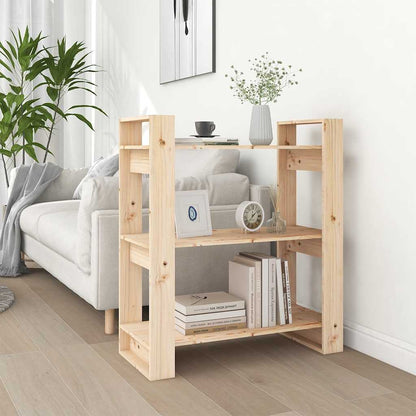 Libreria/Divisorio 80x35x91 cm Legno Massello di Pino | homemem39