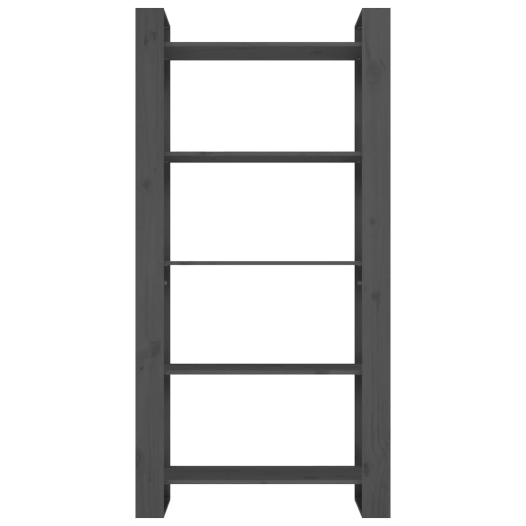 Libreria/Divisorio Grigio 80x35x160 cm Legno Massello | homemem39