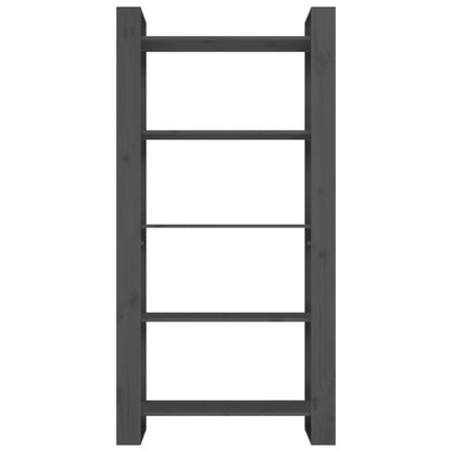 Libreria/Divisorio Grigio 80x35x160 cm Legno Massello | homemem39